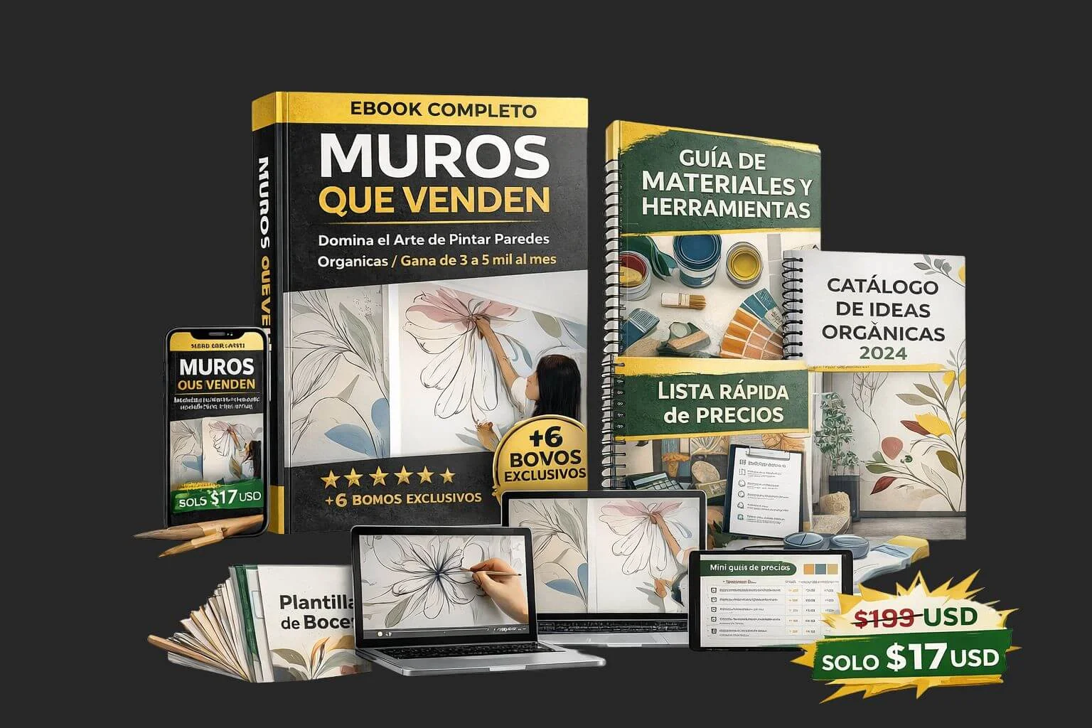 Mockup Ebook Muros que Venden